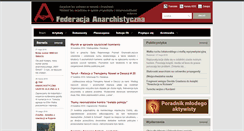 Desktop Screenshot of federacja-anarchistyczna.pl